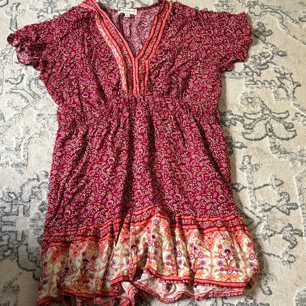 Umgee Midi Floral Dress